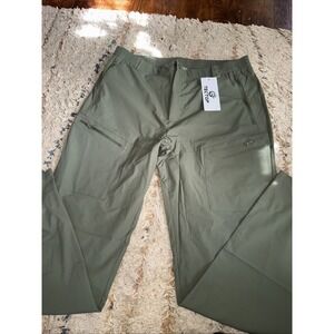 TECTOP Hiking Pants Mens XXL Outdoor Tactical Lightweight Cargo Pants Green NEW